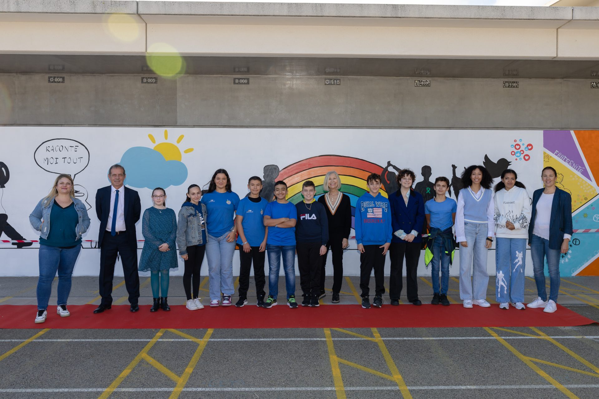 Coll Ge Paul Eluard Une Fresque Pour En Finir Le Harc Lement Scolaire