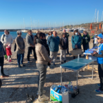 surfriders sur les plages de six fours