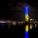 Pont en hommage Ukraine 1er mars 2022