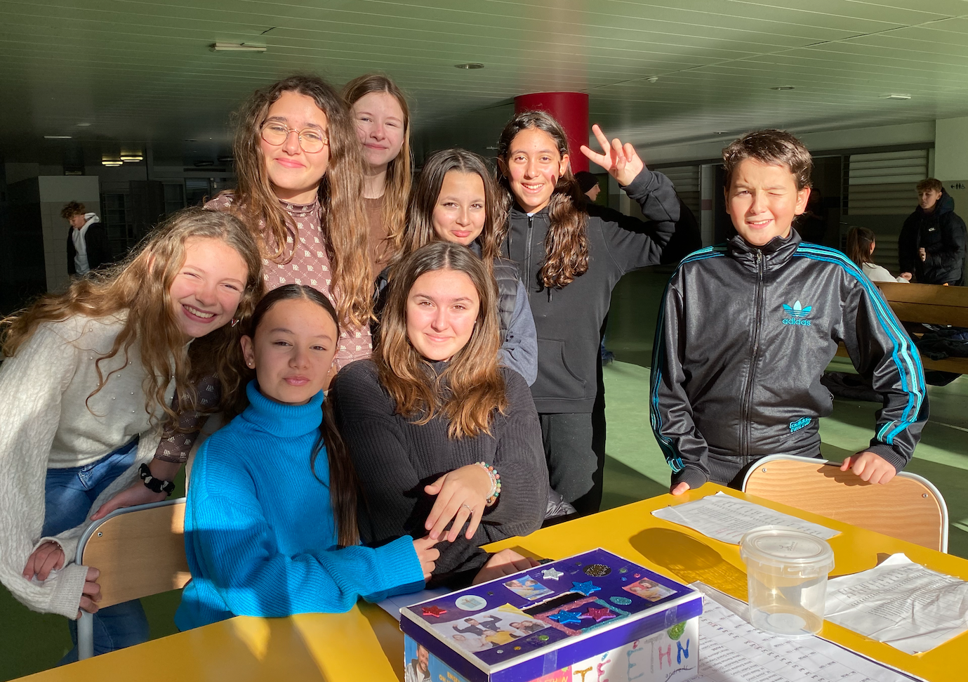 Reynier Ridel Les collégiens de Reynier courent pour la bonne cause - Le Petit Varois.Fr
